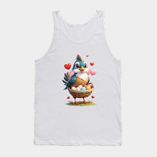 Bird with Egg Tank Top